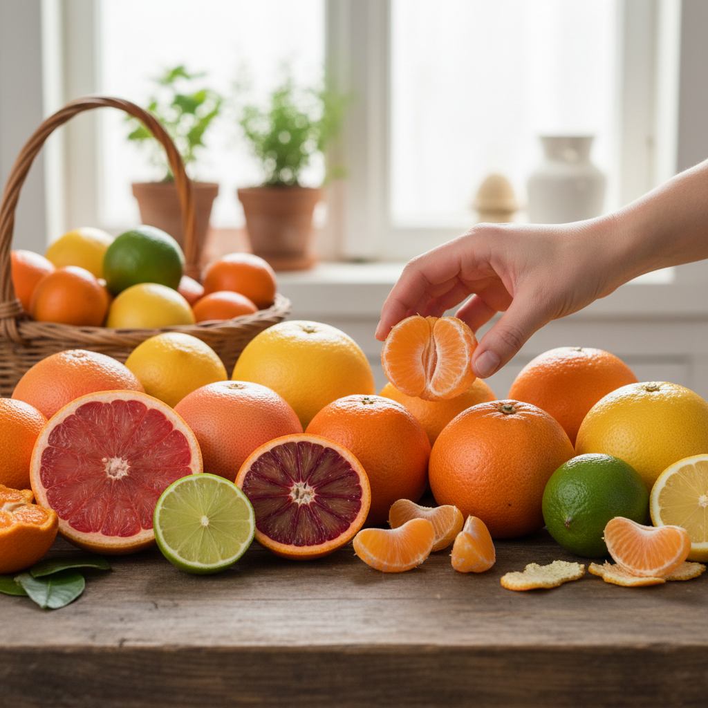 Как правильно выбирать цитрусовые: советы эксперта по свежести и вкусу