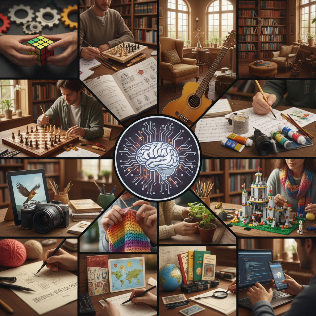 12 лучших хобби, которые помогают сохранить ясный ум и не дать мозгу стареть