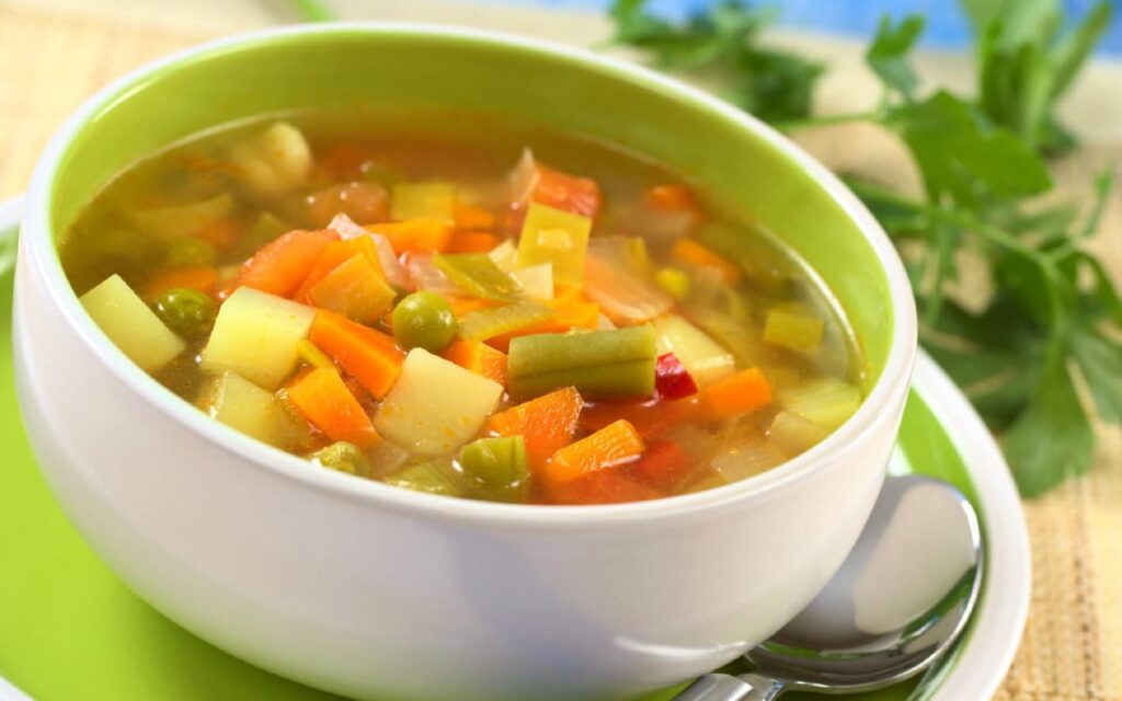 Вегетарианские супы — рецепты при диете 5
