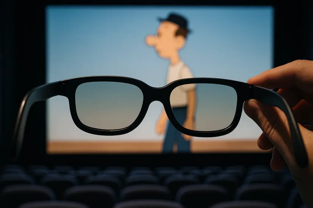 Что такое 2d фильмы (2 d, 2д) очки нужны?