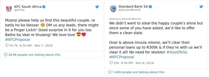 Парня высмеяли в СМИ за то, что он сделал девушке предложение в KFC. А KFC, Audi и Puma решили оплатить их свадьбу