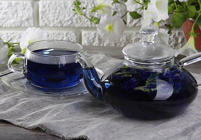 Синий чай - новый тренд в Instagram