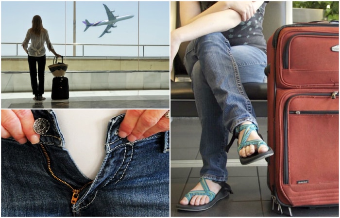 8 вещей, которые лучше не надевать в самолет