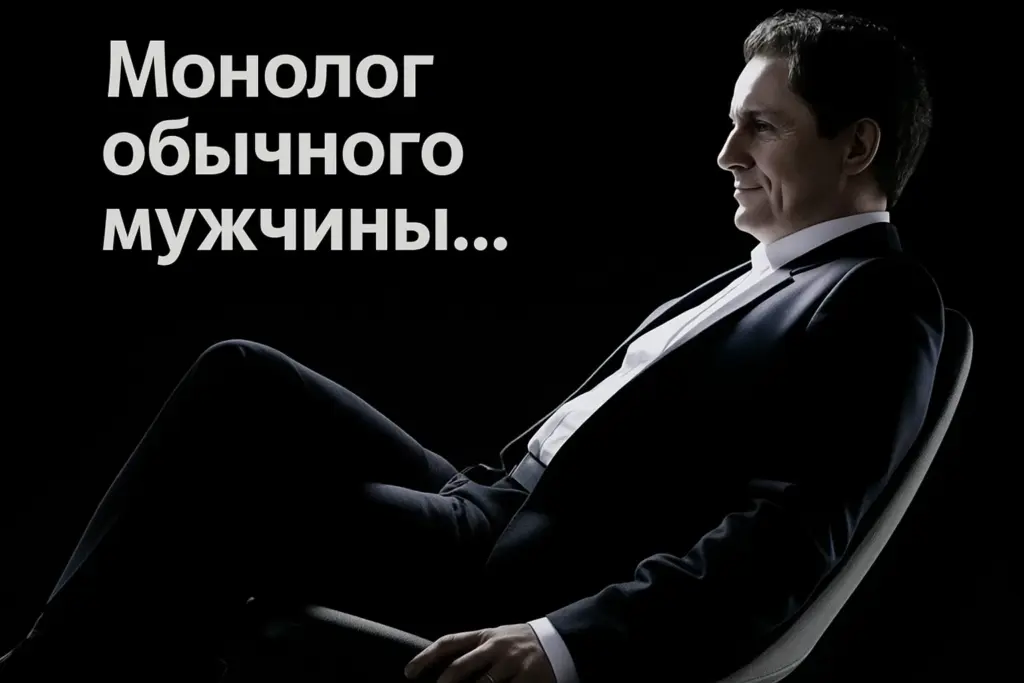 Монолог обычного мужчины..