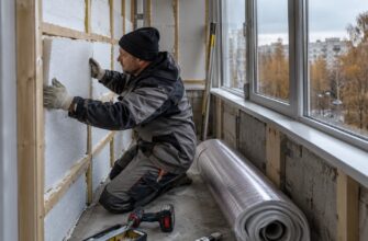 Как отремонтировать балкон внутри: утепление, пароизоляция и вес отделки